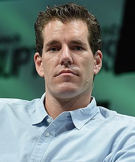 <span class="mw-page-title-main">Cameron Winklevoss</span> American businessman and rower