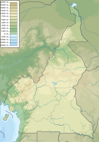 Location map Cameroon در کامرون واقع شده