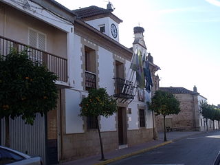 Carboneros city in Jaén, Spain