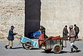 * Nomination: a pushcart for moving goods used in North Africa for ages, used for carrying goods and boxes of fish as well as people in some cities such as Essaouira, Morocco. It's used to carry boxes of fish, goods, wares, and food and the colors of the carts vary by city.This is an image with the theme "Africa on the Move or Transport" By User:Elmehdi alem --Kritzolina 17:12, 3 July 2020 (UTC) * * Review needed