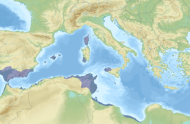 Ancient Carthage and its dependencies in 264 BC Carthage Holdings.png