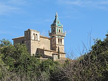 The church tower of Valldemossa Charterhouse Cartuja - Valldemosa (4398332061).jpg