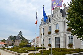 Het gemeentehuis te Champtoceaux