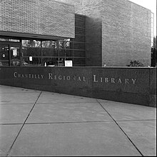 Chantilly Regional Library in Chantilly Chantilly Regional Library (50777759847).jpg