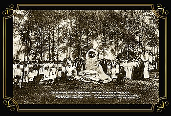 Chehaw Monument near Leesburg, GA Chehaw Massacre.jpg