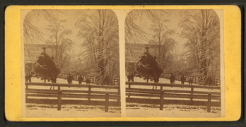 City square buried in snow. Newton, Iowa, from Robert N. Dennis collection of stereoscopic views.png