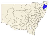 Clarence LGA în cadrul NSW.png