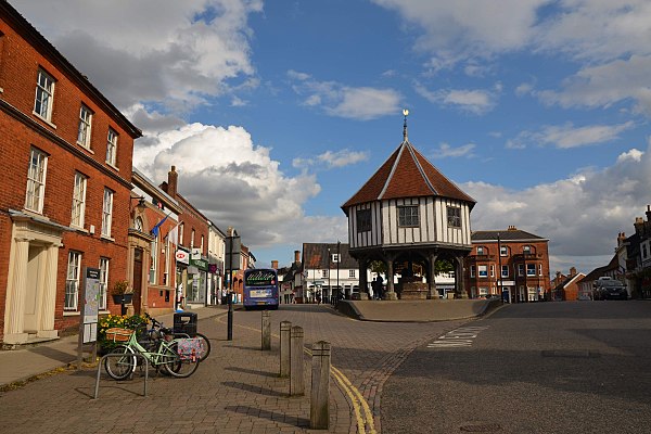 Wymondham Market Place in September 2017