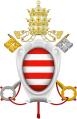 Coat of arms of Pope Paul IV Carafa (Baroque style representation).svg