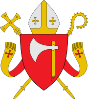Coat of arms of the Territorial Prelature of Trondheim.svg