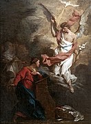 L'Annonciation en présence d'ammantate by Pierre Subleyras (The Annunciation in the presence of ammantate ) - Collection Motais de Narbonne