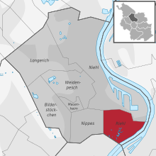 map of Cologne-Riehl