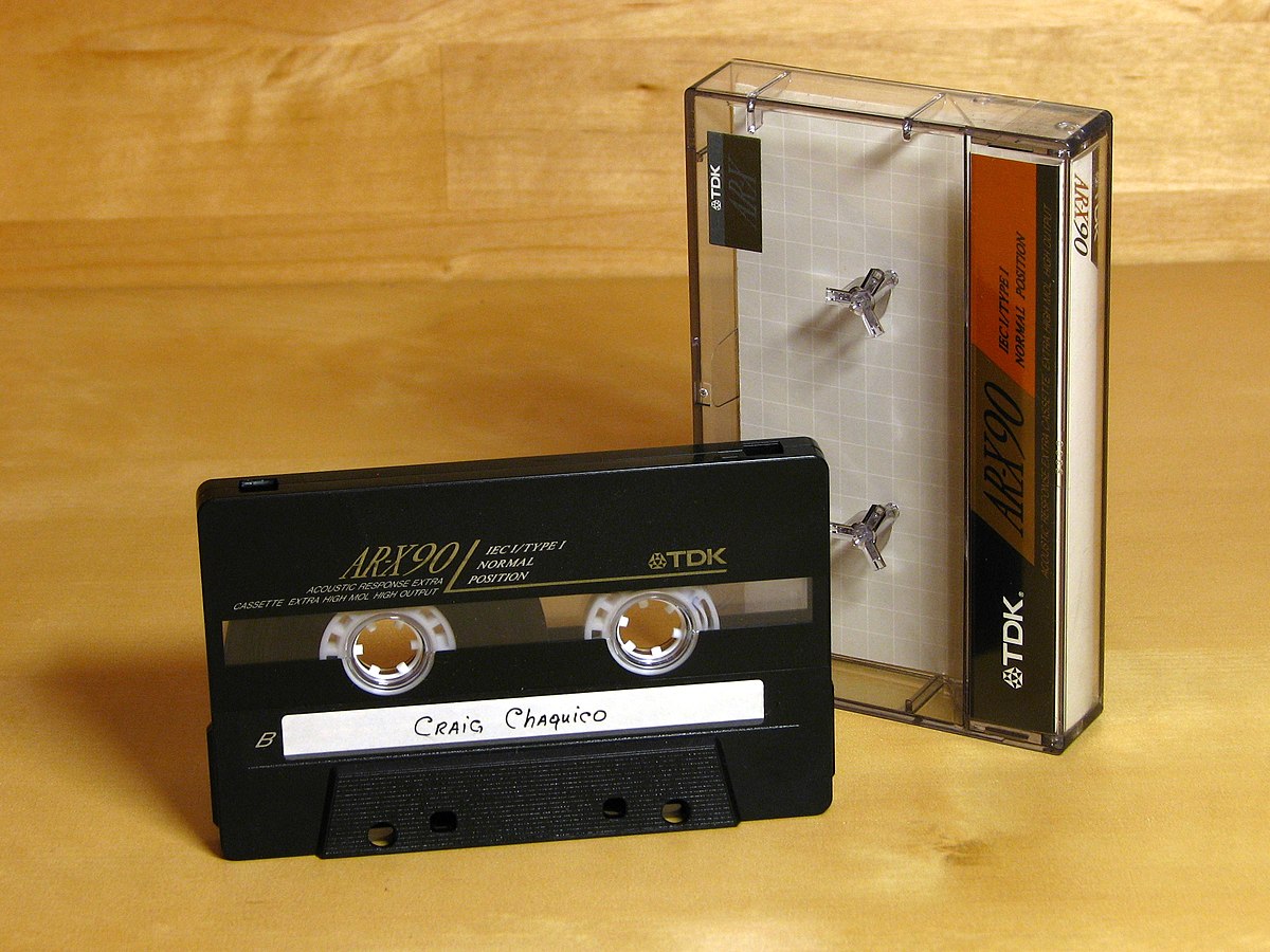 File:Compact Cassette - TDK AR-X90.JPG - Wikimedia Commons