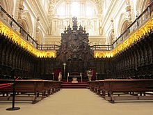 Sillería de coro de la catedral de Córdoba
