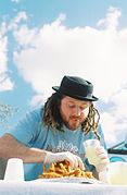 American competitive eater Crazy Legs Conti