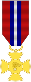 Croix d'or du mérite des carabiniers Svg