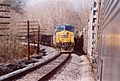 CSX #324 with coal train on B&O mainline