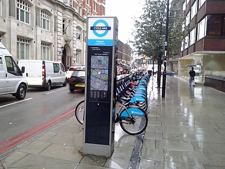 Cycle hire, Leman Street