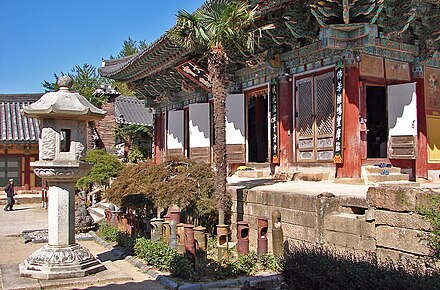 Inside the Daeheungsa complex