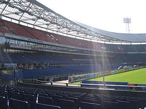 Exterior view of "De Kuip"