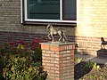 * Nomination Beautiful sculpture of a horse in front of a house in de Wijk, Netherlands --NeoMeesje 23:02, 4 October 2020 (UTC) * Decline  Oppose Main subject too small an overall too soft for a crop --MB-one 07:07, 12 October 2020 (UTC)