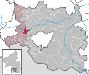 Poziția ortsgemeinde Dellfeld pe harta districtului Südwestpfalz