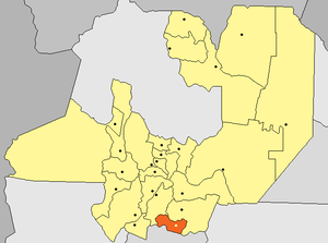Департамент Росарио-де-ла-Фронтера на карте