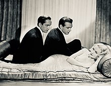 With Fredric March and Gary Cooper in Design for Living (1933)