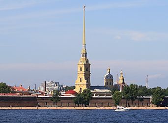 Die Peter-und-Paul-Festung in Sant-Petersburg. Russland.