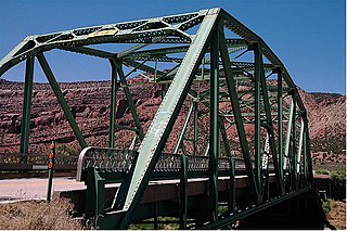 <span class="mw-page-title-main">Dolores River Bridge</span> Bridge in Near Bedrock, Colorado