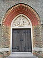 Doorway of the early twentieth-century tower on Christ Church in Erith. [224]