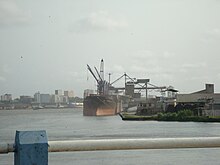 Douala harbor in 2008 Douala harbor.jpg