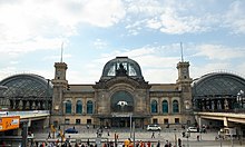 Dresden Central Station is the main inter-city transport hub