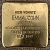 Emma Cohn - Isestraße 98 (Hamburgo-Harvestehude) .Stolperstein.nnw.jpg