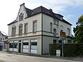 Facade of the main residential building on Bünderstrasse and Bahnhofstrasse