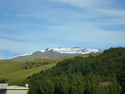 Eyjafjallajökull sedd från Skógar