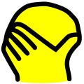 Facepalm (yellow).svg