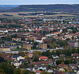 Falköping fra Mösseberg