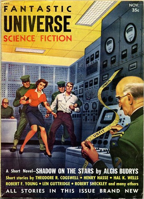 November 1954 issue; cover by Alex Schomburg