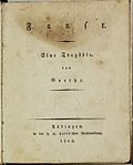 Pienoiskuva sivulle Faust (Goethe)