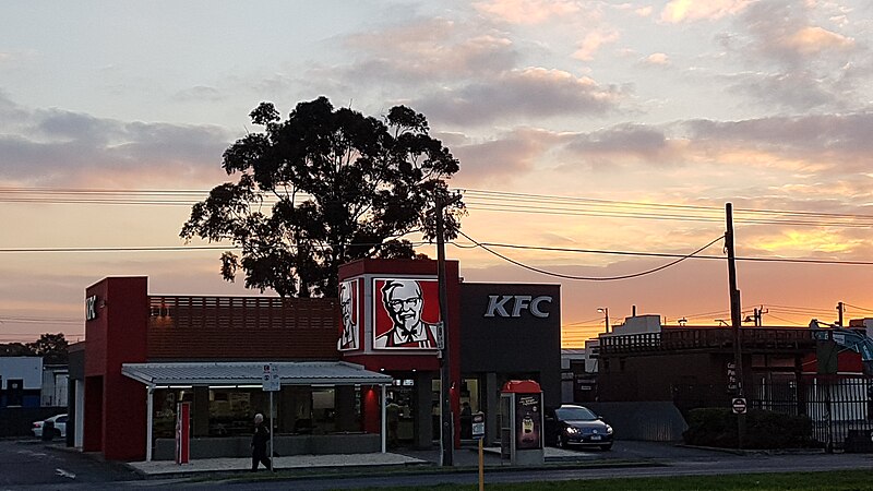 File:Fawkner KFC at sunset.jpg