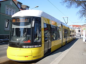 Obraz poglądowy odcinka tramwajowego Strausberg