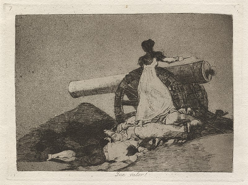 File:Francisco de Goya, Que valor! (What Courage!), published 1863, NGA 7556.jpg