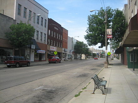 View of downtown Freeport