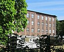 Administration building of the Elektrola works, formerly the silk weaving mill Michels & Cie