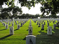 Fort Sam Houston National Cemetery. Memorial Day 2010 Ft Sam 5-27-10.JPG