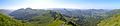 On the GR 4 hiking route near Breche de Rolland, view on Puy Griou