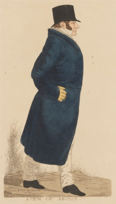 Джордж Уильям Кэмпбелл, 6-й герцог Аргайл, 1819 год