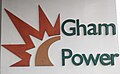 Gham Power's logo outside its headquarters in Kathmandu..jpg