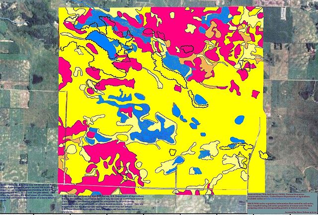 Soils of Glacial Lakes State Park area